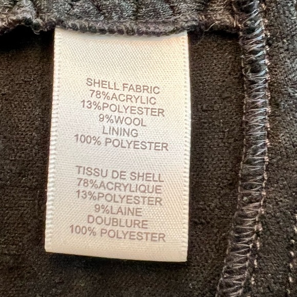 NWOT Rebecca Taylor charcoal textured  skirt - Picture 4 of 7